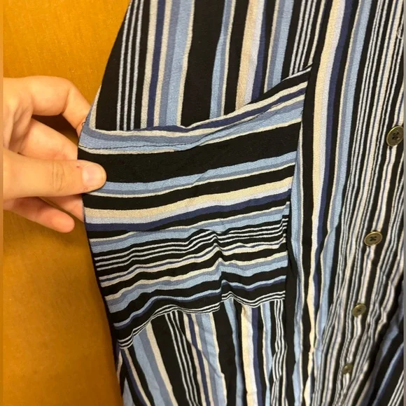 XHILATATION blue and black dress size S - Picture 7 of 7